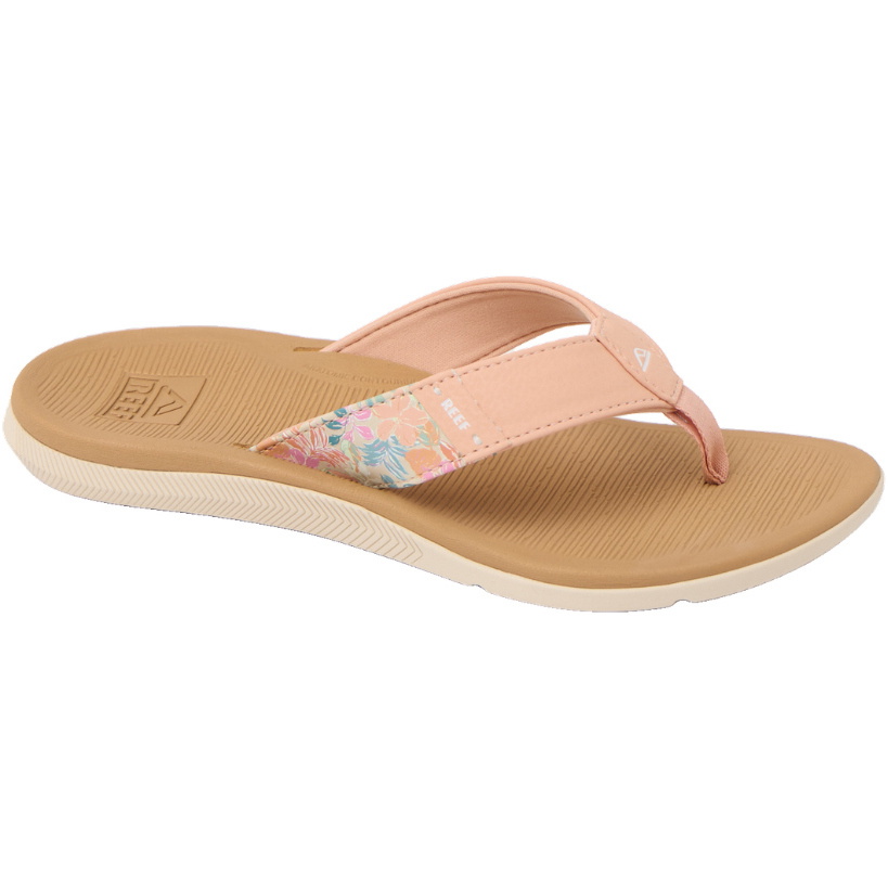 2026 Reef Womens Santa Ana Sandals CJ8828 - Peach / Tan